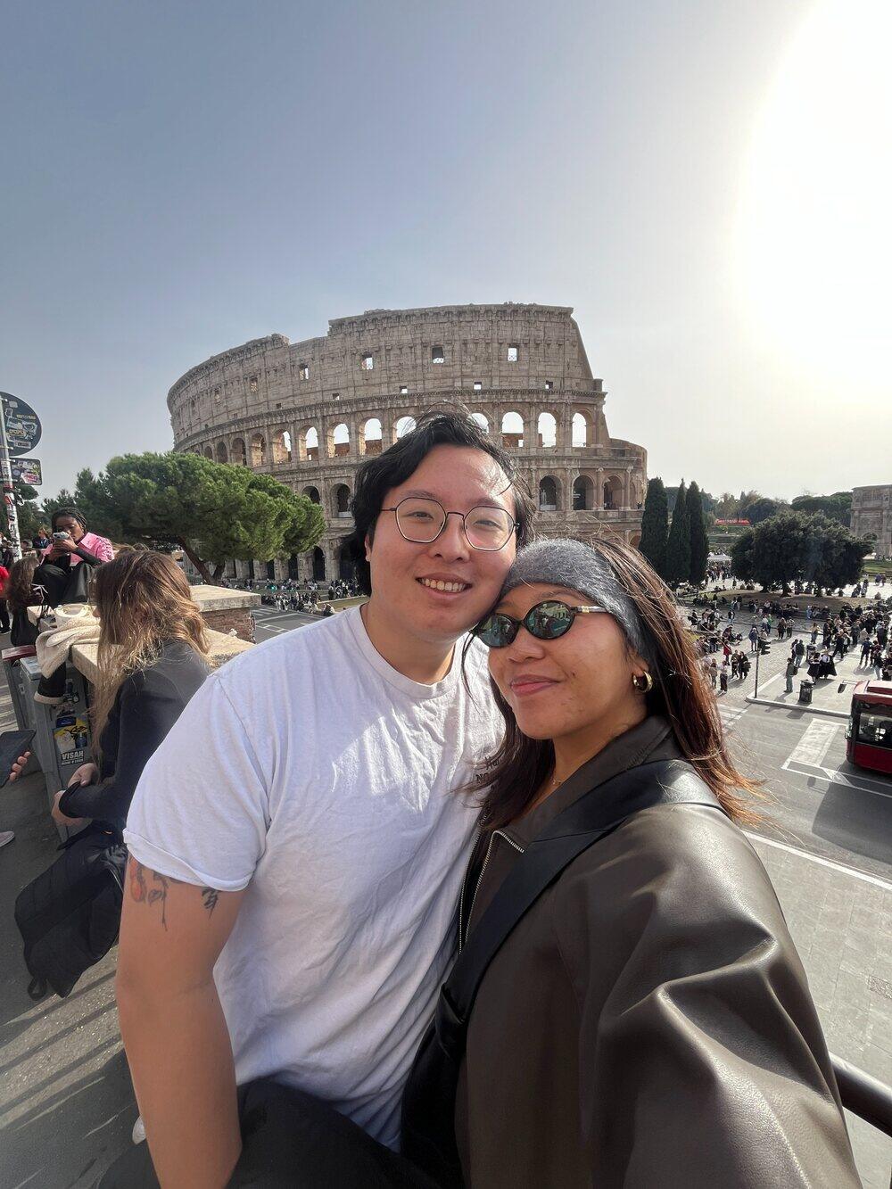 Alec and Shania together in Rome